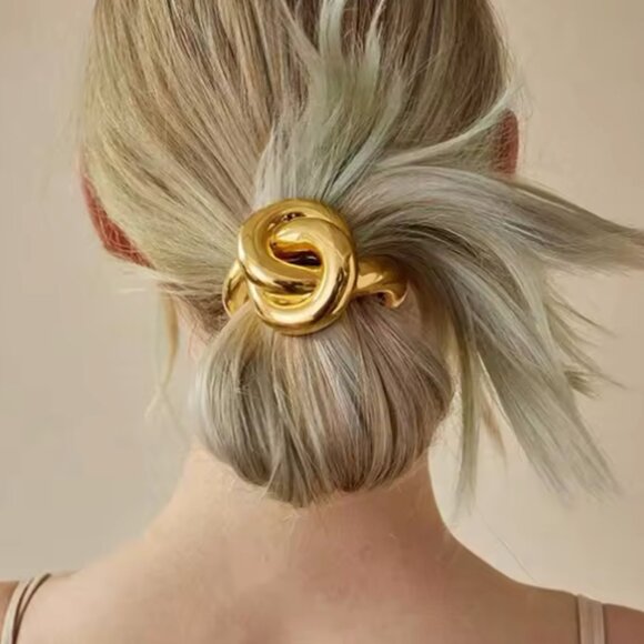 Gold Hair Tie - Picture 1 of 3